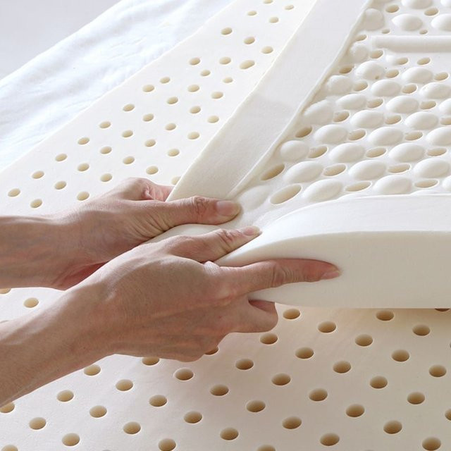 GraspDream Naturlatex-Matratze mit Bezug, 100% Naturlatex, Farbe: Weiß - Bild 1