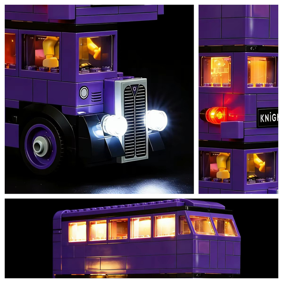 LEGO Knight Bus Adventure, LED-Zusatzbeleuchtung, mit Batteriekasten - Bild 3
