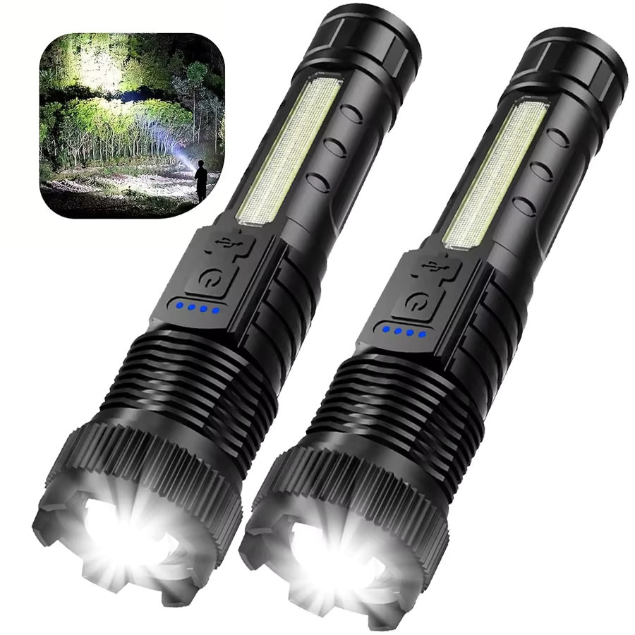 NEWBIRTH Hochleistungs-LED-Taschenlampe mit USB-C-Akku und 500.000 lm für Camping und Outdoor - Bild 7