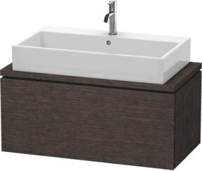 Duravit Waschtischunterschrank Compact L-Cube in Weiss, Wandmontage mit 1 Auszug und internen Schubladen, Breite: 92 cm, Tiefe: 47,7 cm - Bild 1