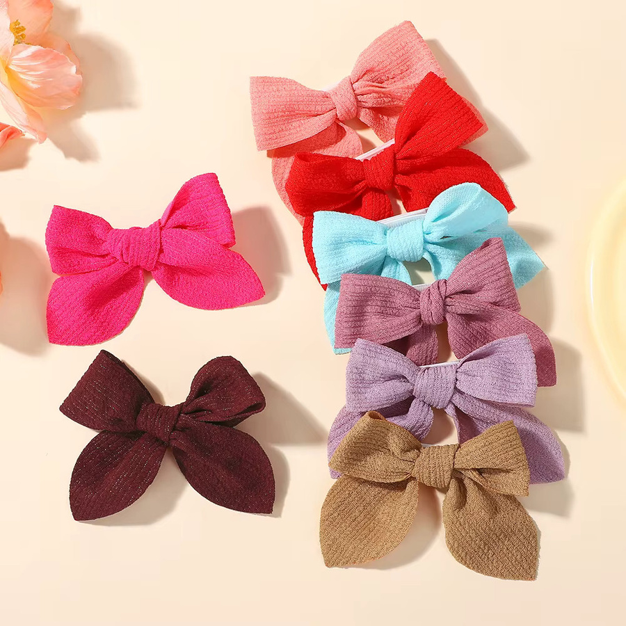 Baby Bows Haar Clips aus Baumwolle, 30 Stück, Kinder, Zufällige Farben - Bild 1