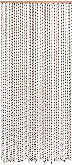 CONACORD Dekorationsvorhang mit Streifen-Motiv aus Baumwolle, beige-braun, B/H: 90 x 200 cm - Bild 1