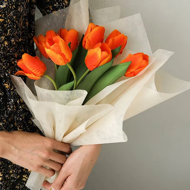 40 Stück Blumenarrangement-Geschenkpapier aus Vlies und Baumwolle für Floristenbedarf - Bild 4