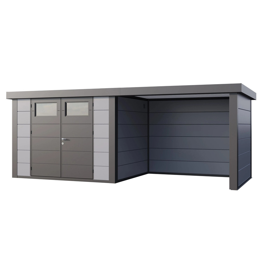 Telluria Gerätehaus Classico in Grau mit Lounge S Rechts B/H/T: 602 x 219 x 258 cm - Bild 2