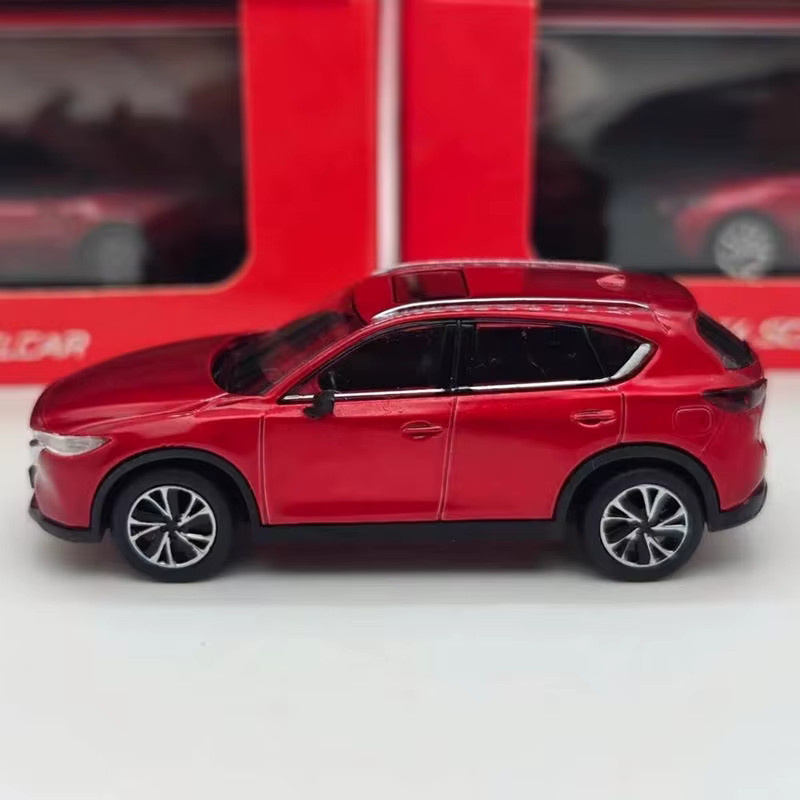MAKEDA Mazda CX-5 SUV Modellauto aus Metall im Maßstab 1:64, Rot - Bild 2