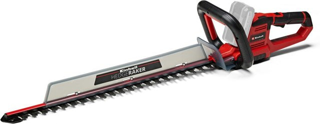 Einhell Power X-Change Akku-Heckenschere GE-CH 18/60 Li-Solo in Rot/Schwarz mit Schnittgutsammler und Köcher - Bild 1