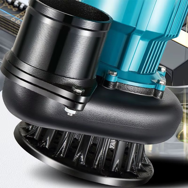 xmshxltd Tauchpumpe für Garten und Landwirtschaft in Blau, 370W-1100W High-Flow Wasserpumpe zur Bewässerung und für Schwimmbecken - Bild 5
