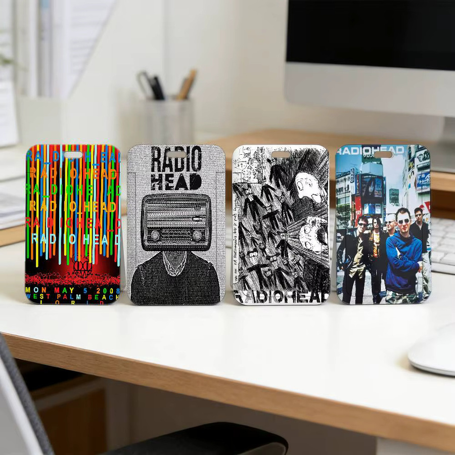 Rock Band R-Radiohead Mehrzweck-Arbeitsband mit Ausweishalter und Ausweishülle in Multicolour - Bild 3