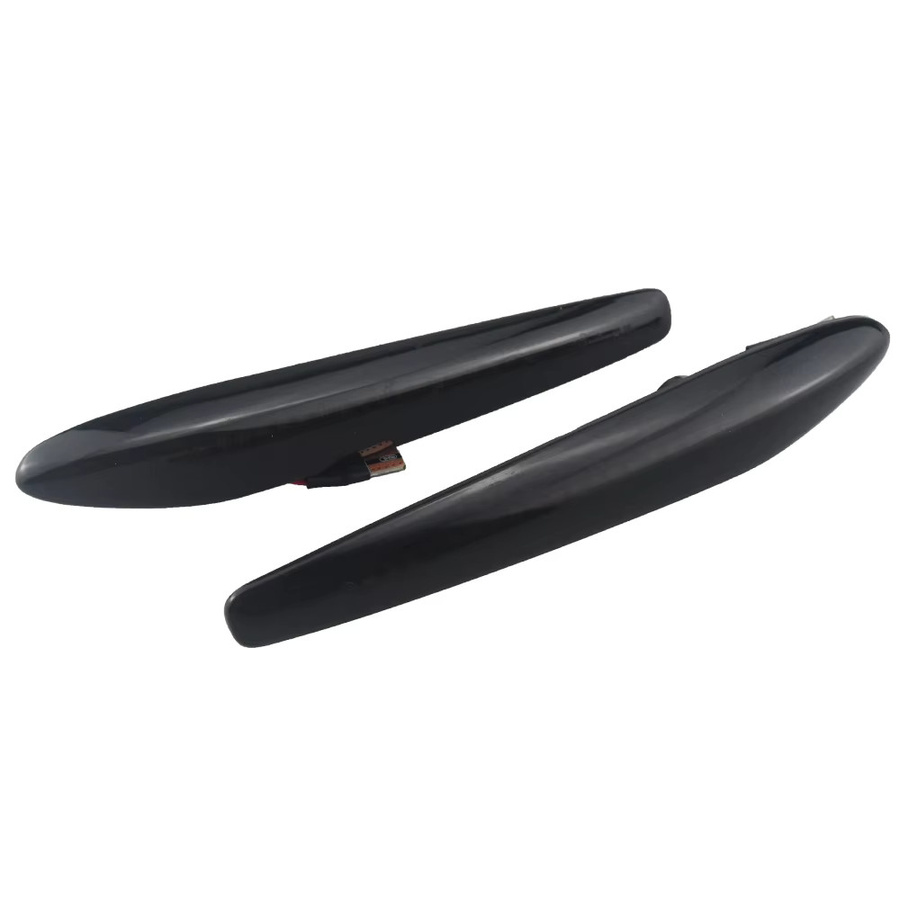 BINGWFPT 2 Stück Dynamische LED Seitenmarkierungsleuchten mit sequenziellem Blinker in Schwarz für Alfa Romeo 159 Sportwagon Typ 939 (2006-2012) - Bild 1