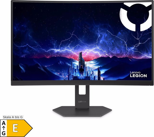 Lenovo Legion 27Q-2c Curved Gaming Monitor, 27 Zoll, Schwarz, QHD, 240 Hz, 0,5 ms, VA-Panel, DisplayHDR 400, HDMI, DisplayPort - Bild 2