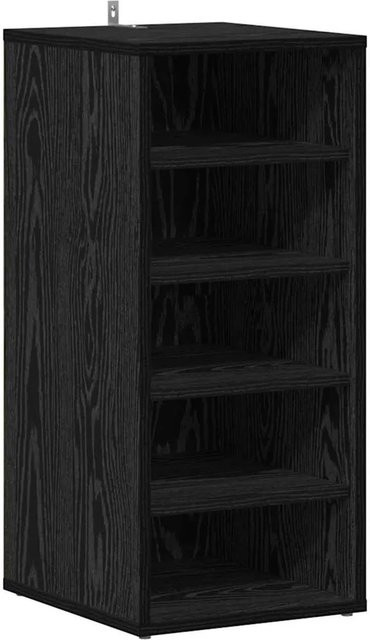 vidaXL Schuhschrank in Schwarzer Eiche, modern und matt, B/T/H: 32 x 35 x 70 cm - Bild 1