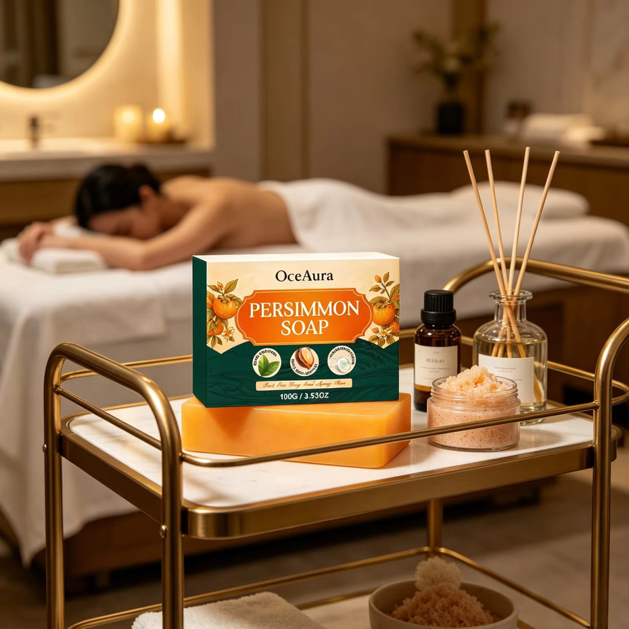 OceAura Persimmon-Seife mit Sheabutter, Körperpflege - Bild 5