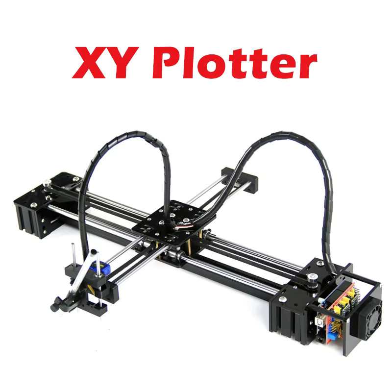 LY Drawbot XY-Plotter Roboter DIY Selbstmontage Corexy Zeichenmaschine zum Zeichnen und Schreiben in Schwarz - Bild 1