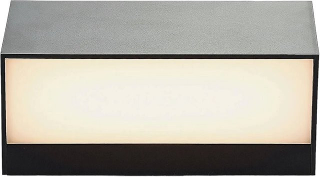 Lindby LED Außenwandleuchte Nienke Modern Schwarz 1-flammig Up-Down Licht - Bild 1