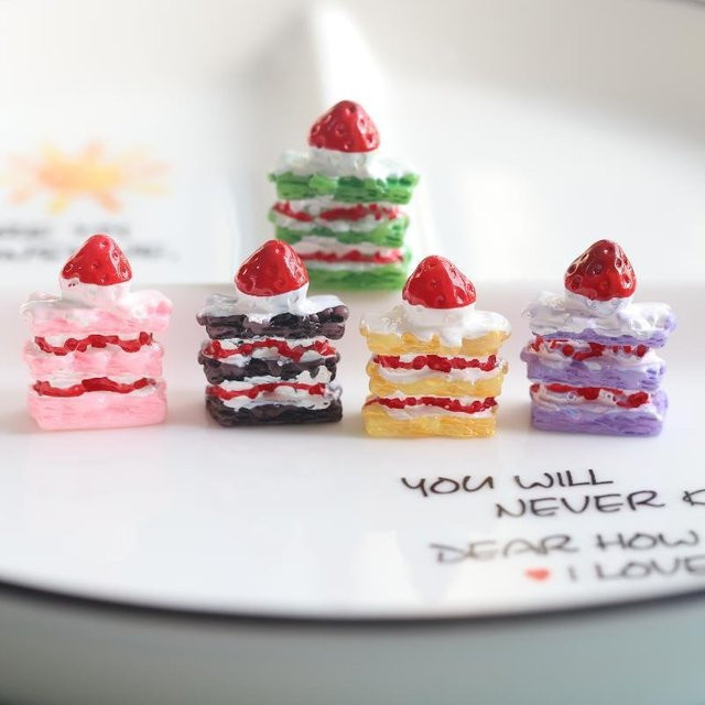 Napoleon Sandwich Erdbeerkuchen, Lebensmittelspielzeug, 10-teiliges Set - Bild 1