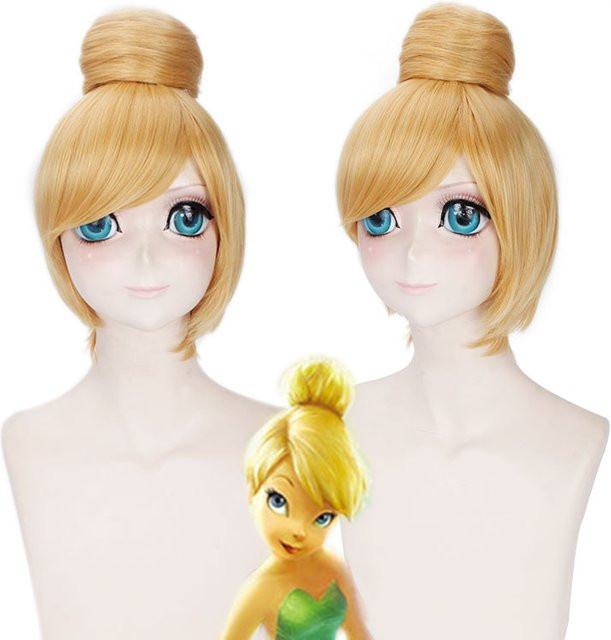 HAIRJOY Tinkerbell Cosplay-Perücke, Blond, Kinder - Bild 1