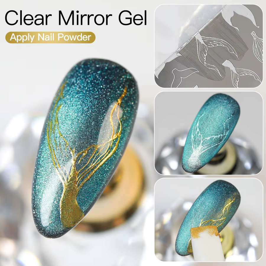 AS Magic Stamping Top Coat No Wipe Clear, 15 ml, Glänzend - Bild 5