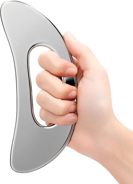 Metallkörper Gua Sha Massagegerät, Gesicht und Körper, Unisex - Bild 1