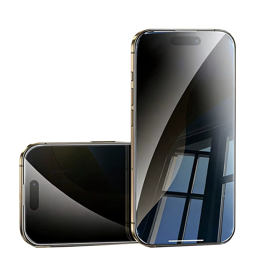 NNBILI 2 Stück Sichtschutz-Displayschutzfolie aus gehärtetem Glas für iPhone 17 16 15 14 13 12 Pro Max, 360 Grad Schutz, transparent - Bild 5