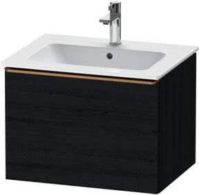 Duravit Waschtischunterschrank D-Neo wandhängend in Schwarz, B/T/H: 61 x 46,2 x 44 cm - Bild 1