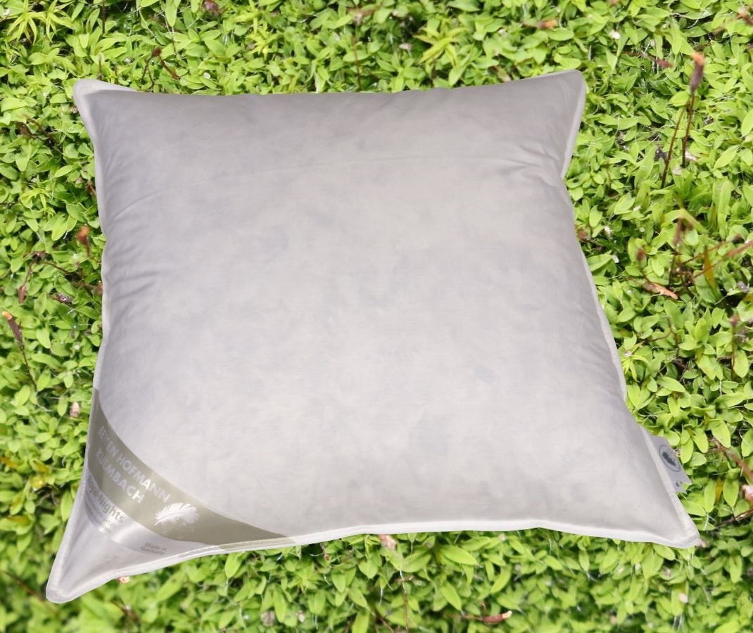 Betten Hofmann Federkissen France, grau, B/B: 65 x 65 cm, fest mit 30% Daunen - Bild 1