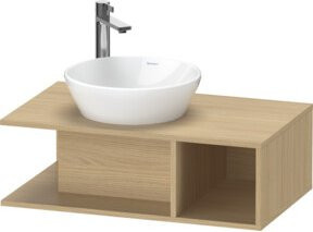 Duravit Waschtischunterschrank D-Neo Compact, wandhängend, Beige, B/T/H: 80 x 48 x 26 cm - Bild 1