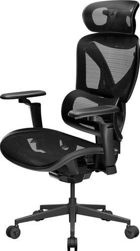 ThunderX3 XTC Pro 360 Gaming-Stuhl in Schwarz mit Stoffbezug und 360-Grad-Drehfunktion - Bild 1