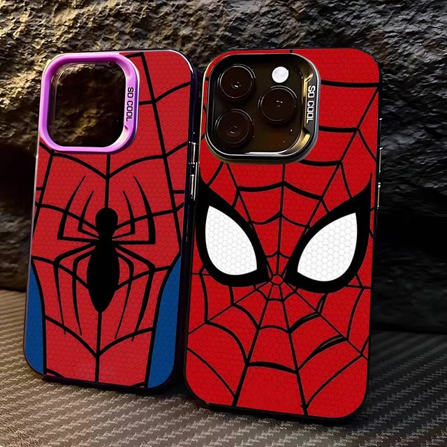 Mesuca S-Spider-Man Handyhülle für iPhone, buntes Design für iOS Modelle - Bild 1