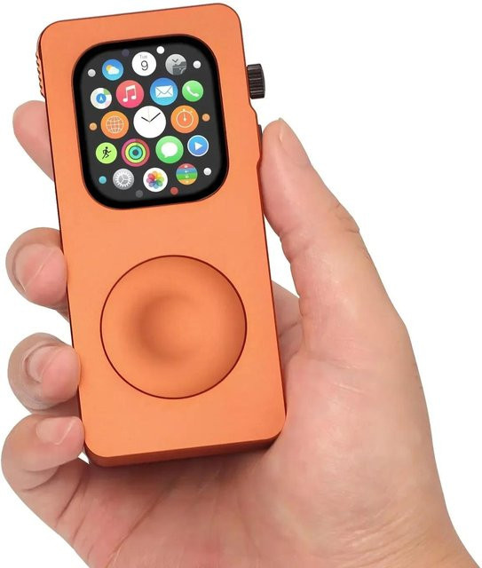 QINGLONG GOODS Schutzhülle für Apple Watch, Aluminium, orange - Bild 1