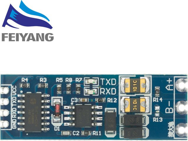 SAMIROB RS485 auf serielle UART Konverter Modul mit automatischer Flussregelung in Blau - Bild 1