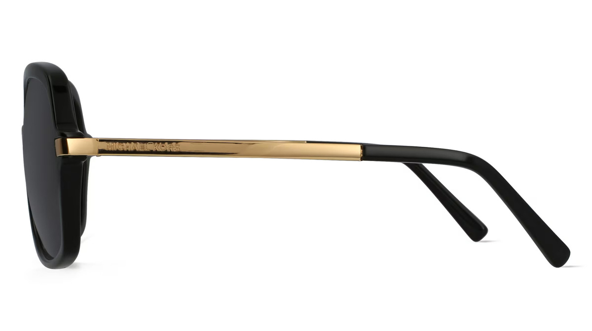 Michael Kors MK2024 ADRIANNA II Sonnenbrille, Vollrand, Quadratisch, Acetat, Schwarz, Damen - Bild 2