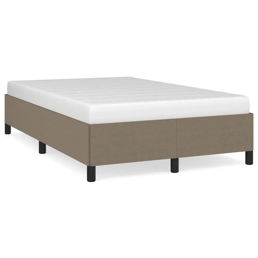 vidaXL Bettgestell gepolstert in Taupe, B/T/H: 120 x 200 x 35 cm - Bild 2