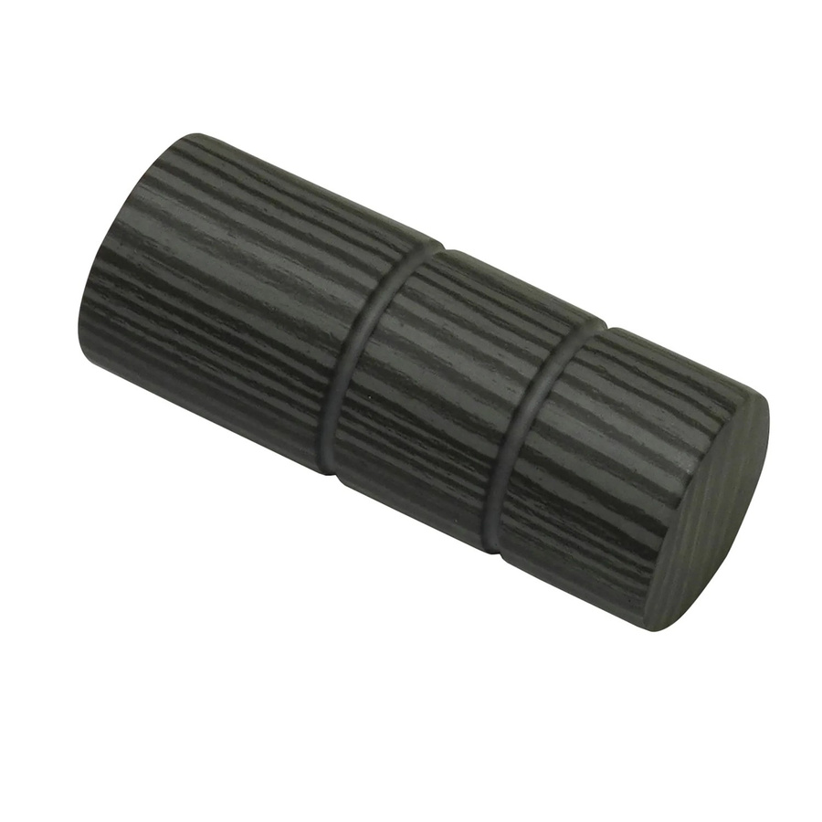 Gardinia Endknopf Zylinder Denver für Ø 25 mm in Grau aus Metall - Bild 2