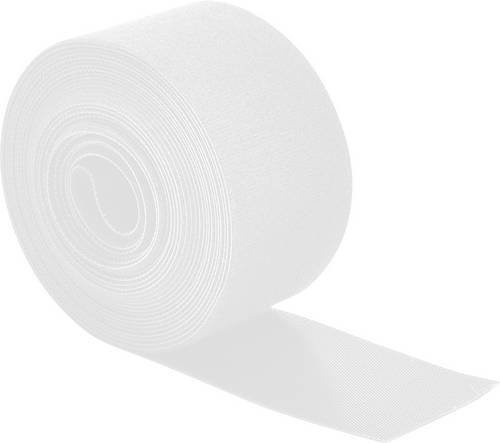 Quadrios 25CA519 Klettband zum Bündeln in Weiß als Meterware - Bild 1