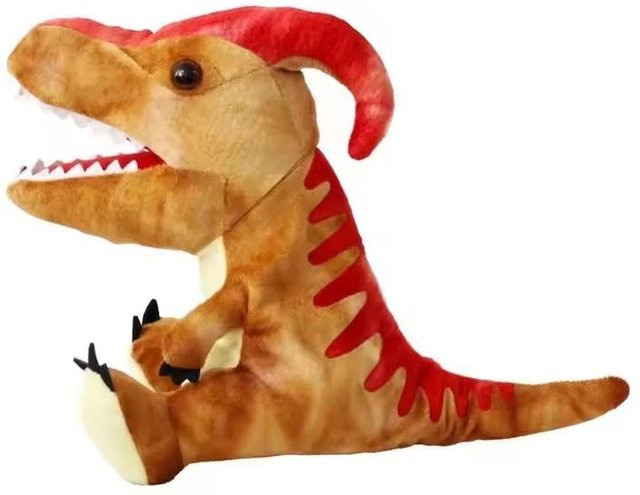 Yiran toy Dinosaurier Handpuppen, Triceratop Tyrannosaurus Rex, Plüschtiere, 30cm, ab 14 Jahre - Bild 1