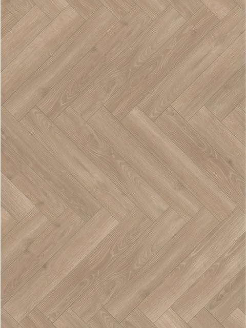 Parador Trendtime 3 Laminat Eiche Skyline Fischgrät Grau/Beige in Holzoptik, Stärke: 8 mm - Bild 1