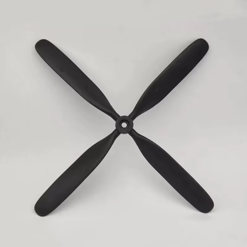EVYVKV 4-Blatt-Propeller im P51-Stil, Zubehör, Schwarz, Kunststoff - Bild 2