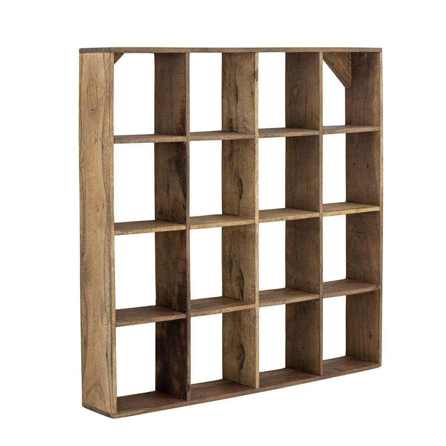 Bloomingville Tilo Regal aus recyceltem Holz in Braun, rustikaler Stil, Höhe: 70 cm - Bild 1