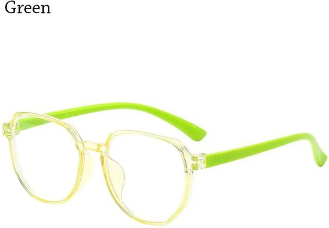 BEYIII Anti-Blaulicht-Brille Kinder, Vollrand, Kunststoff, quadratisch, grün, Unisex - Bild 1