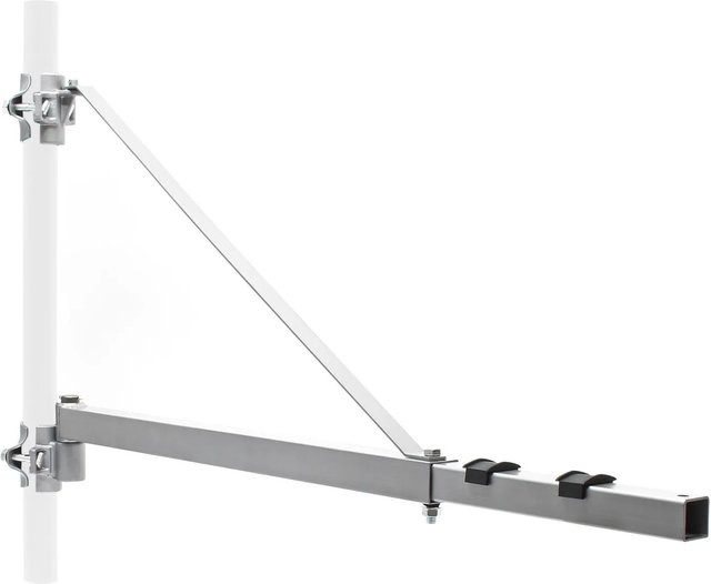 Wiltec Schwenkarm Verladeleuchte in Silber mit 110 cm Halterung für Laderampen und Arbeitsbereiche (Tragkraft 600 kg) - Bild 1