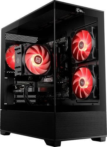 CSL Computer Gaming PC M11860H mit AMD Ryzen 7 9700X, 32GB RAM, 2000GB SSD und Nvidia GeForce RTX 5070 12GB GDDR7 in Schwarz - Bild 1