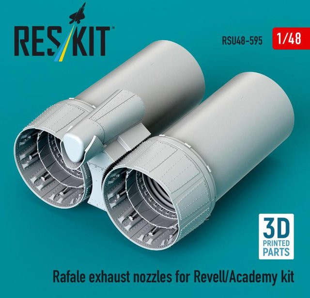 Revell Rafale Exhaust Nozzles, 3D Printed - Bild 1