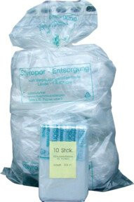 Becker Sammelsack aus transparentem Kunststoff, 10er Packung, 1 cbm - Bild 1