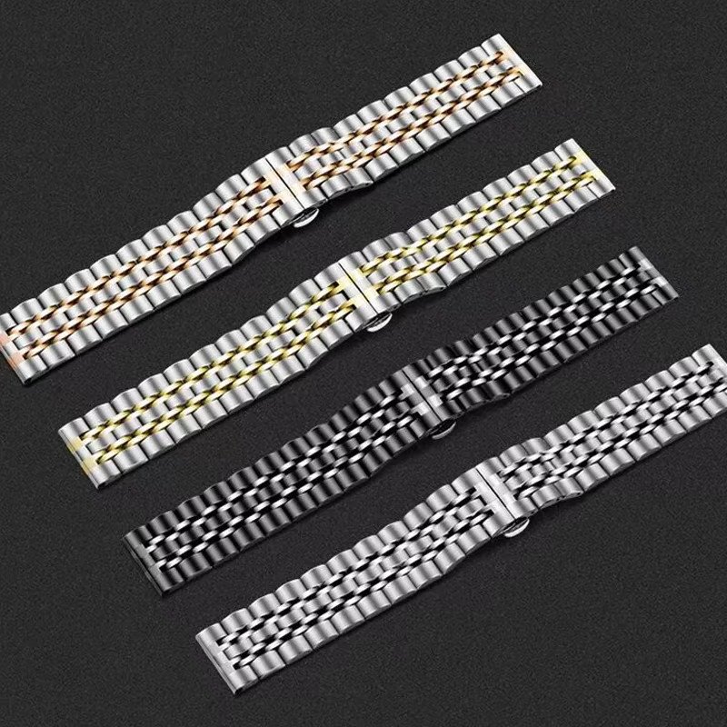 Uhrenarmband Edelstahl, silver, Unisex - Bild 1