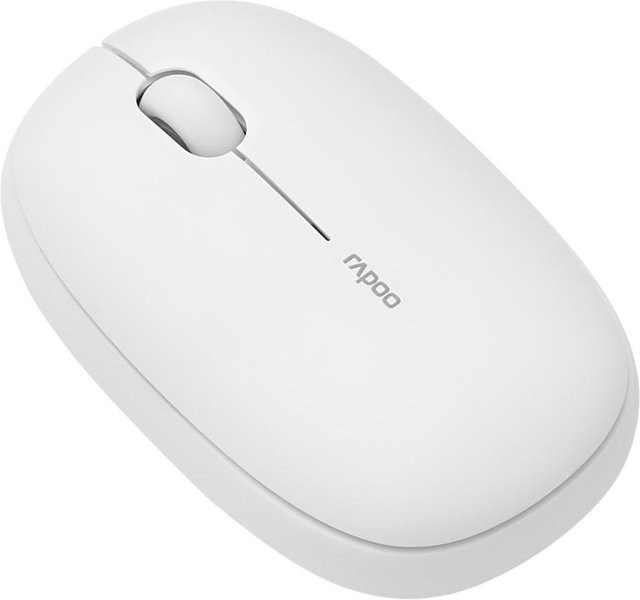 Rapoo M660 Kabellose Multi-Mode-Maus mit Bluetooth in Weiß - Bild 1