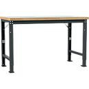 Manuflex Werkbank Profi Spezial mit Kunststoff-Tischplatte in Anthrazit/Grau, B/T/H: 150 x 70 x 80 cm - Bild 2