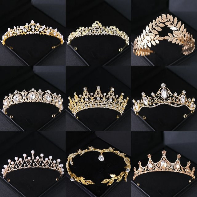 Diadem und Krone, Strass, Kristall, Braut, Hochzeit - Bild 1