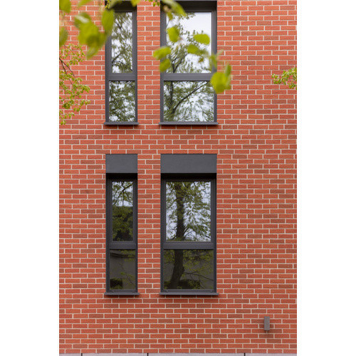 Elabrick Flachverblender Oregon in Rot/Braun, Steinoptik, B: 24,0 cm, H: 7,1 cm - Bild 3