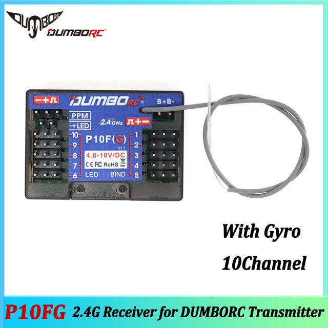 DUMBORC Fernbedienung, 2,4 GHz Gyro Empfänger Spannung Rückkehr, Zubehör - Bild 1