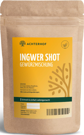 Achterhof Ingwer Shot Gewürzmischung gemahlen 250 g - Bild 1